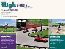 Tablet Screenshot of highsports.com